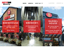 Tablet Screenshot of amsterdambrewhouse.com